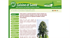Desktop Screenshot of cuisine-et-sante.com