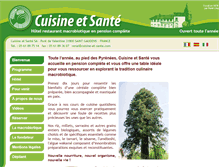 Tablet Screenshot of cuisine-et-sante.com